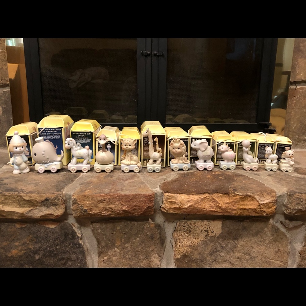 Precious Moments Birthday Train Collectible